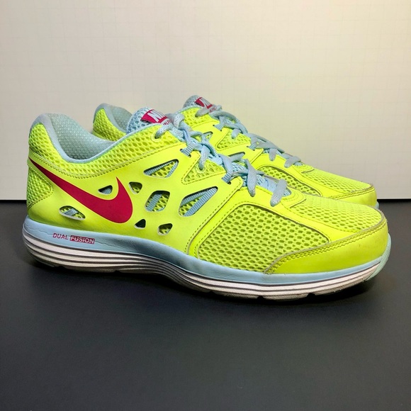 neon nike runners